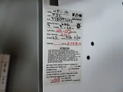 2hp, 600V, 7A, FVNR Starter, Size 1