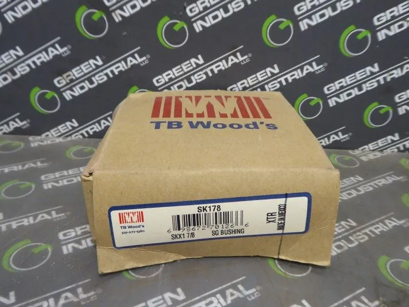TB Woods SK178 SG Bushing SKX1 7/8 New NIB