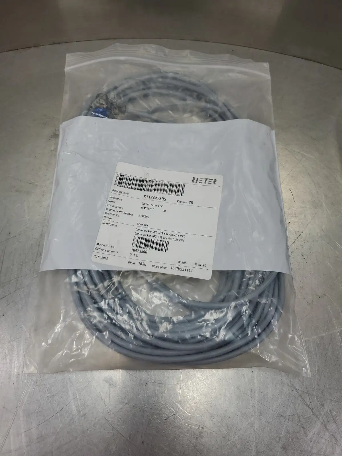 Used Rieter _UNKNOWN_ Cable & Wire South Carolina US | Palmetto Automation #1369540