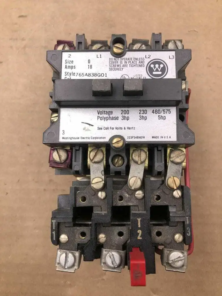Westinghouse A200M0CAC Size 0 Low Voltage Starter 18A 200/230/460/575V 3/5HP
