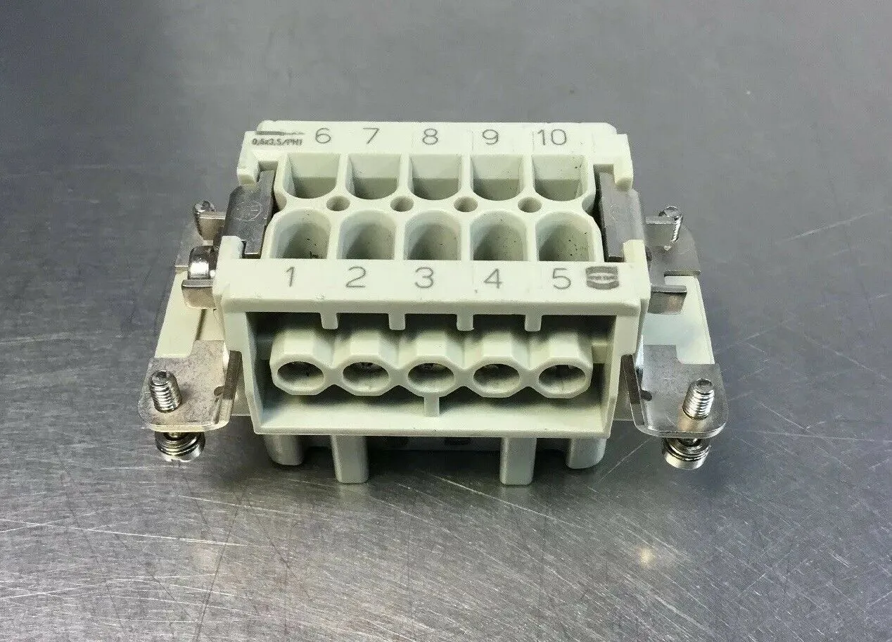 Harting HAN 10 E-F Connector 16A, 500V, 6kV 10 Pin 4D