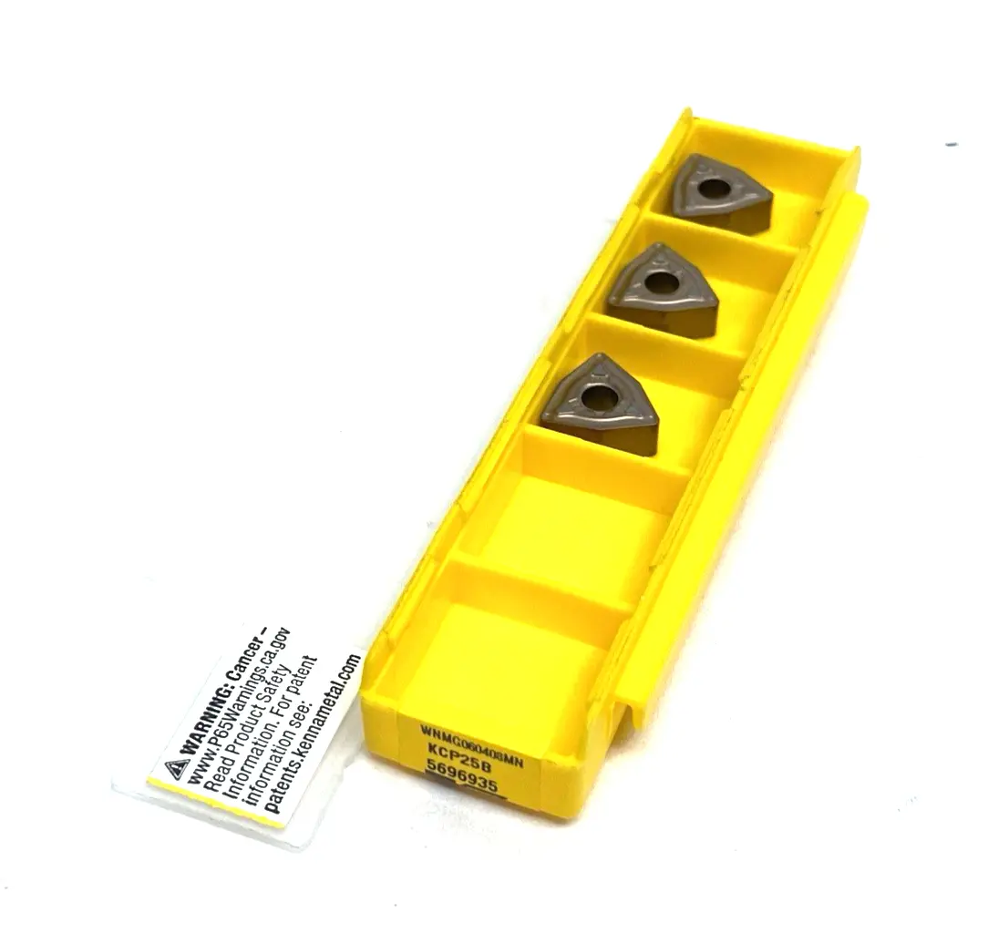 USED KENNAMETAL KENLOC™ TURNING INSERT MEDIUM-NEGATIVE WNMG060408MN
