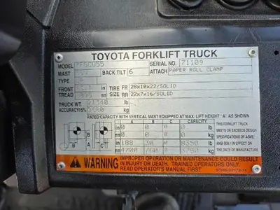 USED 2010 TOYOTA 7FGCU55