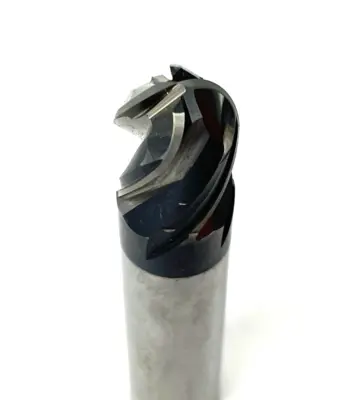 USED ACCUPRO BALL END MILL: 1/2" DIA, 5/8" LOC, 4 FLUTE, SOLID CARBIDE