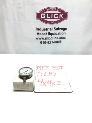 Marsh J4878 Pressure Gauge