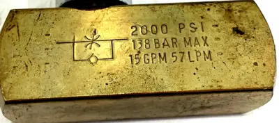 NEW PARKER F800-B11 FLOW CONTROL VALVE 1/2" NPT BRASS F800B11