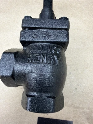 Henry C390G Shut-Off Valve 1" FPT Warranty Fast Shipping  🇺🇸