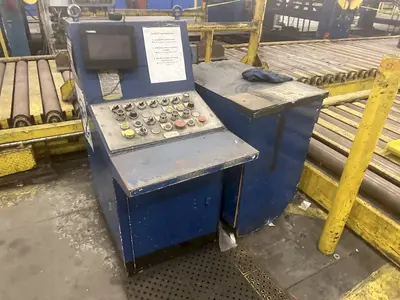 400 TON FUKUI BLANKING PRESS. 72" X .128" X 70,000 LB SERVO FEEDLINE STOCK #  0956723