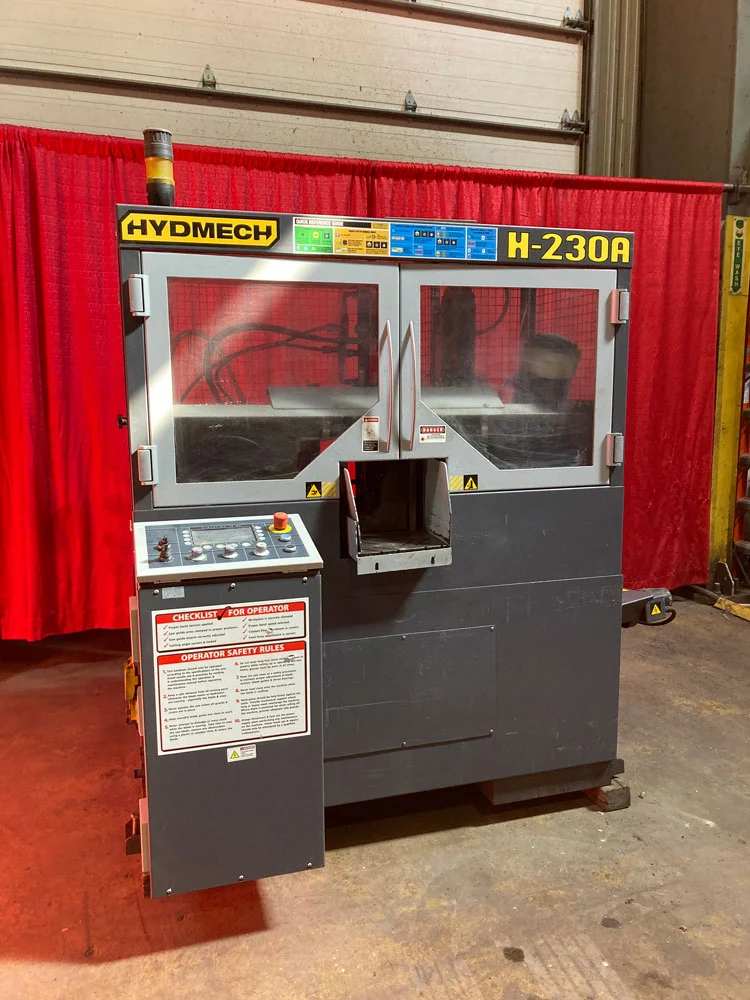 Pre-owned HYD-MECH AUTOMATIC BAND SAW MODEL H-230A