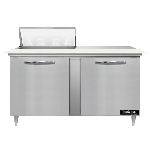 Continental D60N8C 60" Designer Line Sandwich/salad Prep Table W/ Refrigerated Base, 115v