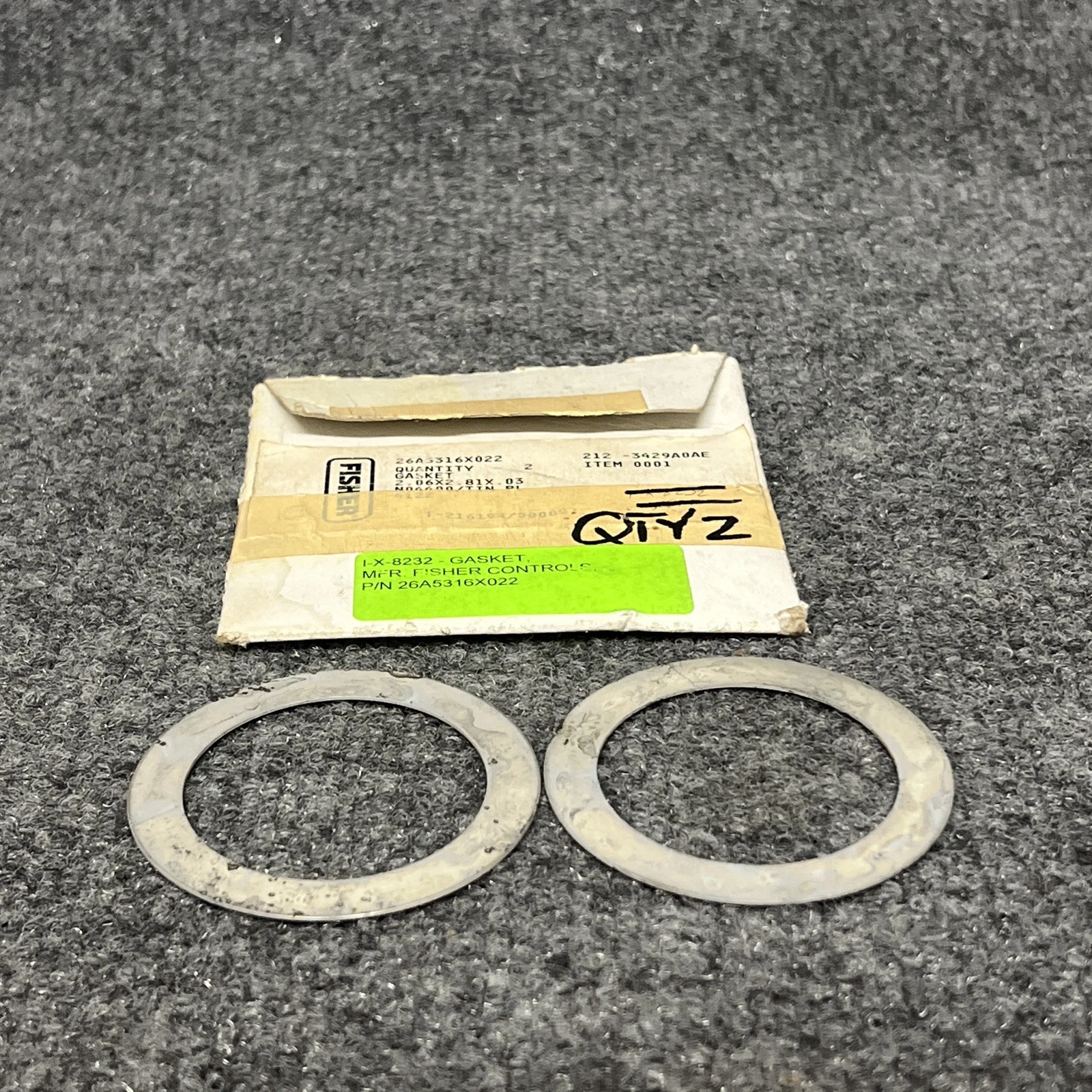 New | in-Stock Fisher Controls 26A5316X022 Seals & Gaskets California US | Davliegogo LLC #1725376