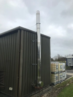 Babcock Wanson Model TPC 250LN 298kW Gas-oil Fired. Thermal Fluid Heater