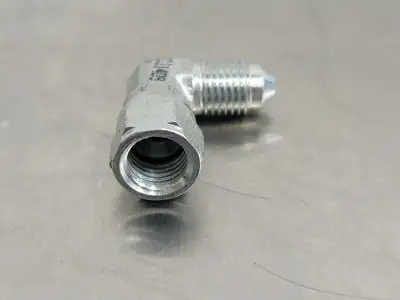 90 Deg Elbow Adapter M-04 JIC X F-04 JIC SW 1/4" x 1/4" (Bag of 6)