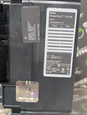250A Square D PowerPacT JG 250 Mission Critical Circuit Breaker 480V 3 Pole New NIB