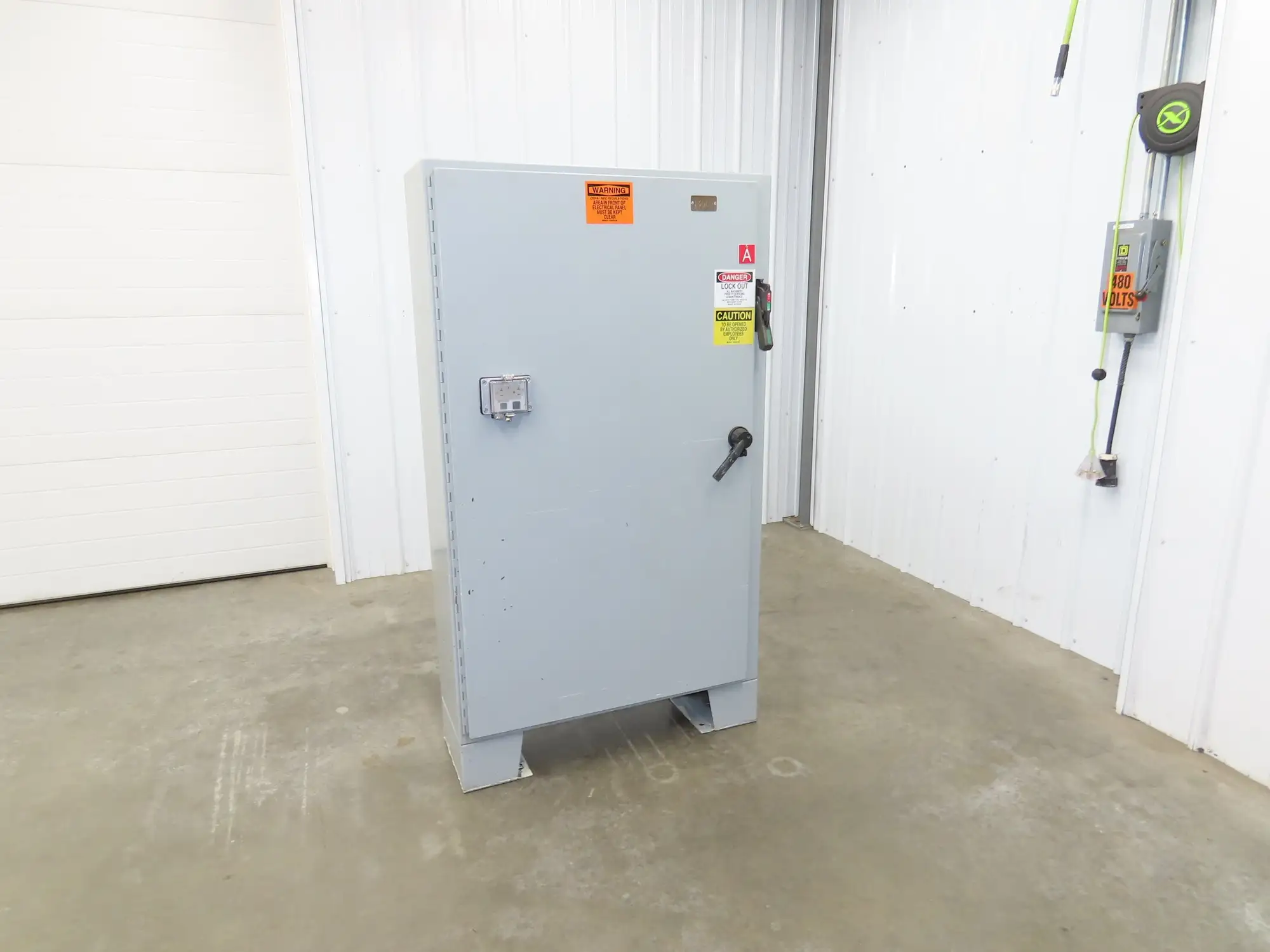 Hoffman Electrical Enclosure Control Panel 60x38x12" JIC 50A Breaker A60SA3812