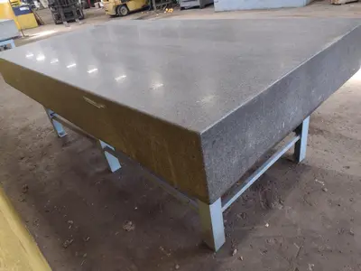 8' X 4' X 10" CHALLENGE PRECISION LAYOUT INSPECTION GRANITE TABLE: STOCK #23801