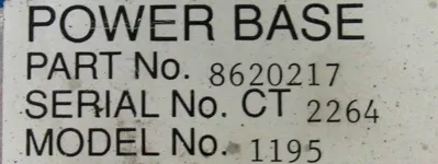 USED HYSTER 8620217 POWER BASE 1195