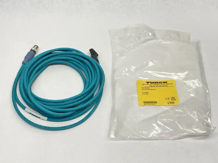 New | in-Stock Turck Ethernet Cordset Male M12 To RJ45 5m U2-22610 Cable & Wire Michigan US | Maverick Industrial Sales #1393114