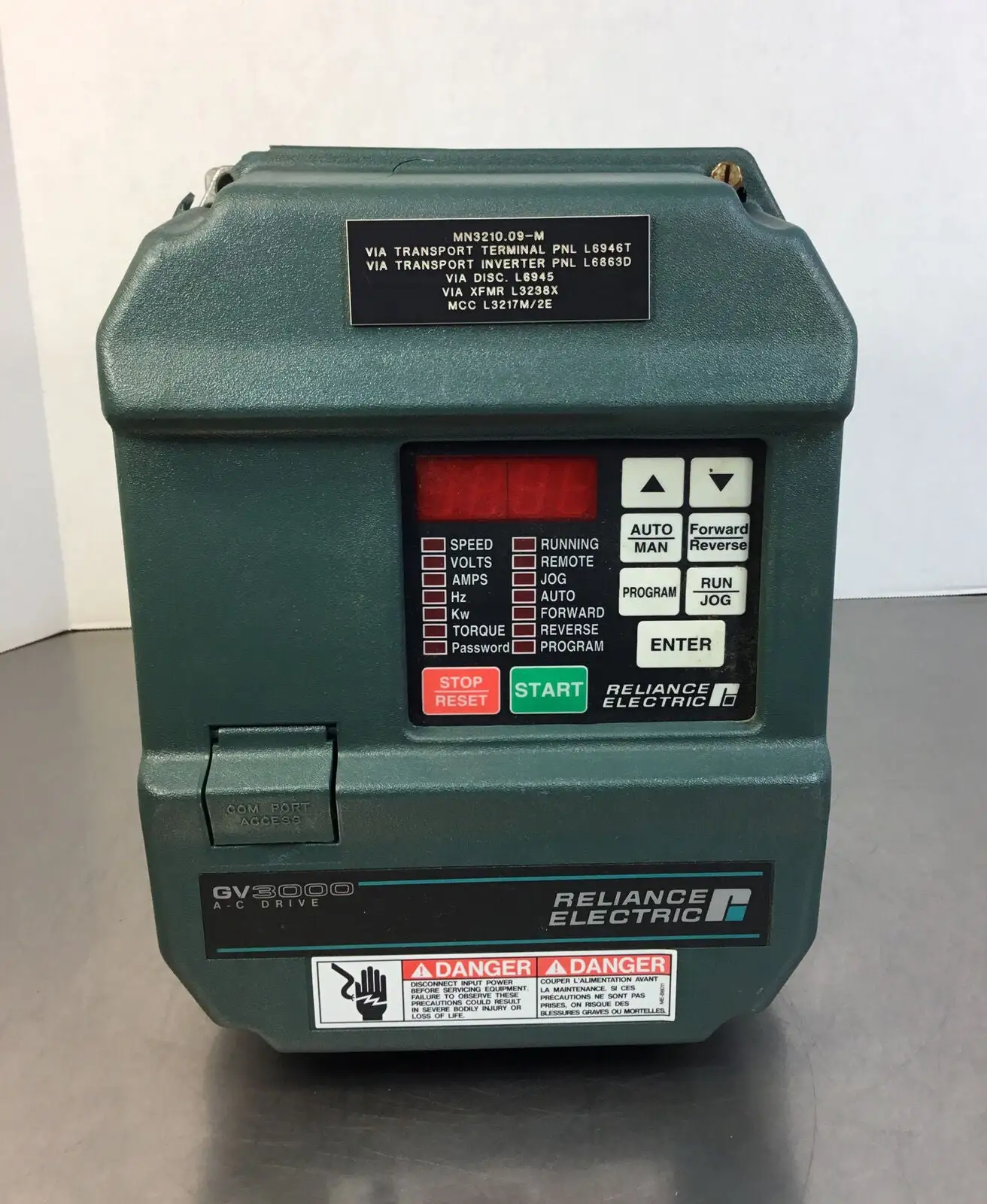 Reliance Electric GV3000 1 HP 1V2151 Vector Inverter 230 VAC 1B