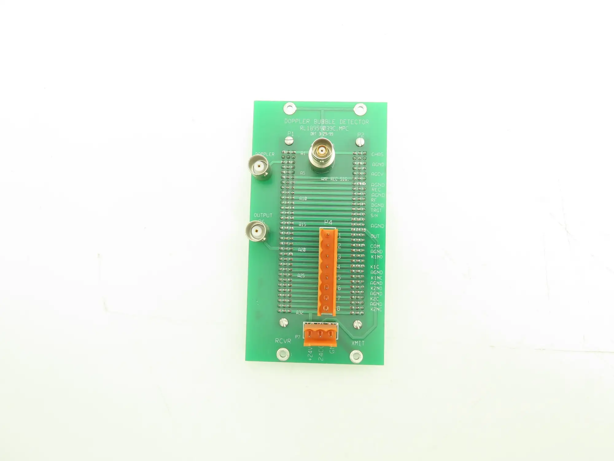 Doppler Bubble Detector RL18959039C.MPC Printed Circuit Control Board