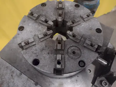 10" X 17"  CENTER LAPPING MACHINE W/8" (6) JAW CHUCK: STOCK 15672