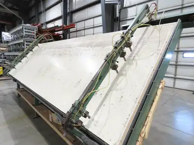 5'x 16' Face Frame Assembly Table Pneumatic Dual Clamp Steel Frame