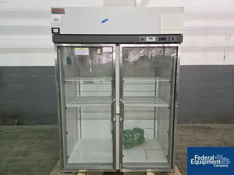 Used Thermo Scientific Thermo Scientific 2 glass door upright Lab Refrigerator Lab Refrigerators Ohio US | Federal Equipment Company #1256578