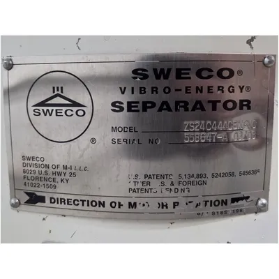USED SWECO ZS24C444CBXSWC
