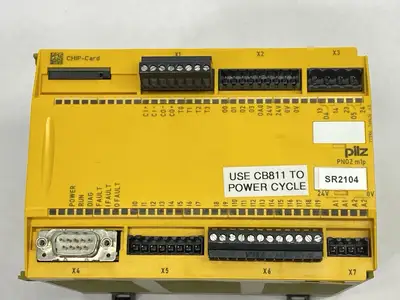 USED PILZ CPU BASE UNIT 773100 DAMAGED CASE