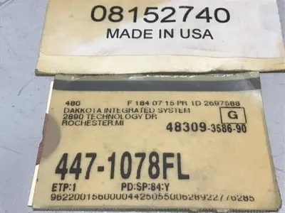 USED VAN DORN 447-1078FL