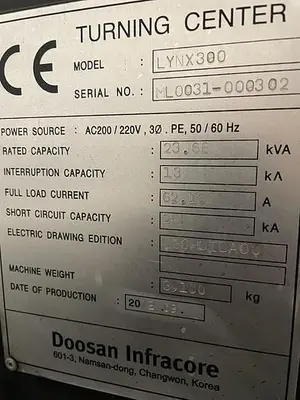 2012 DOOSAN LYNX 300 CNC Turning Centers | Bayou Machinery (15)