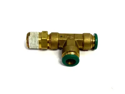 USED PARKER PRESTOLOK PUSH-TO-CONNECT SWIVEL ELBOW FITTING 3/8" X 3/8"