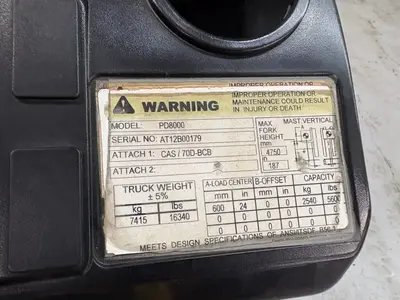 Used CATERPILLAR PD8000 Internal Combustion Forklifts: Pneumatic Tire Texas US | 4K Lift Co #1503953
