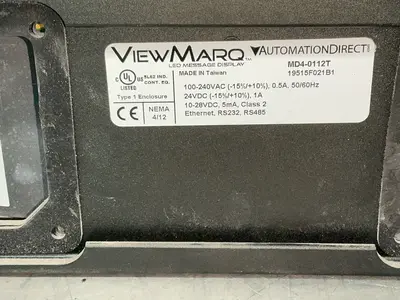 Used AUTOMATIONDIRECT MD40112T Automation Control (HMI) Ohio US | HGR 24 #1488482