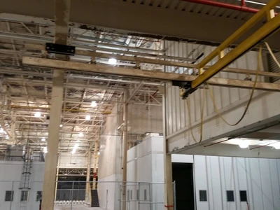 Loderail 1/2 Ton Floor Mounted Crane 18' Runway; 18' Bridge; 13'