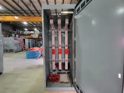 1200A 4160V Switchgear, Main Breaker & Tie Breaker w/ 2 Auxiliary Units