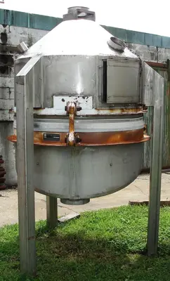 SPC5809  Bin Hopper Silo Vibra Screw Inc, live bin bottom, Stainless Steel