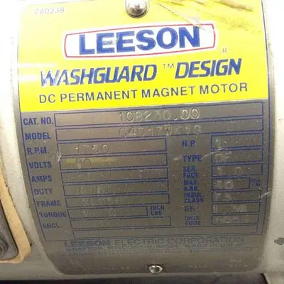 USED LEESON ELECTRIC CO C4D17WK1G