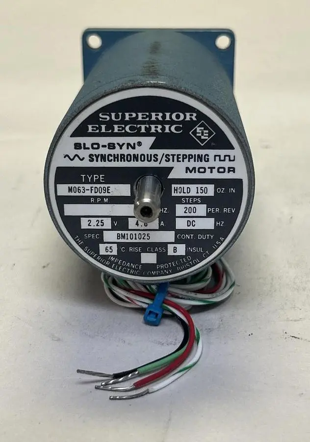 Used SUPERIOR ELECTRIC M063-FD09E Motors (misc) | Surplus Asset Holdings #1204779