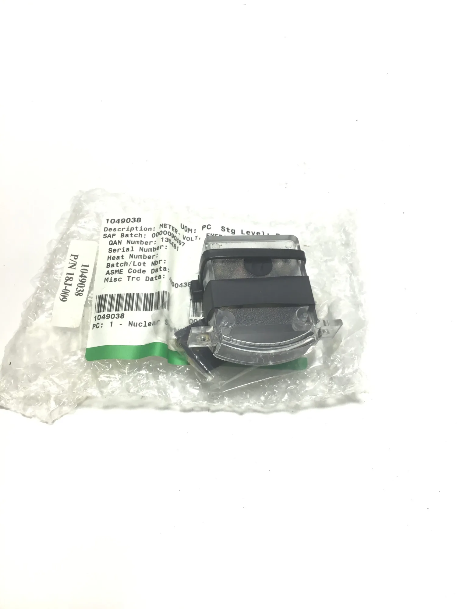 Emerson 1049038 DC Volt Meter