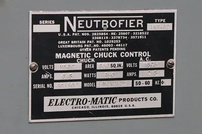 1972 ARTER H-30 Rotary Surface Grinders | Tight Tolerance Machinery (12)