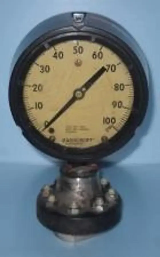 QTY. 1. ASHCROFT DURA GAUGE DIAPHRAGM GAUGE 0-100 ...