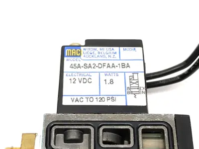 Used MAC Valves 45A-SA2-DFAA-1BA Valves/Fittings Michigan US | Maverick Industrial Sales #1460979