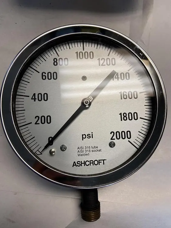 New | in-Stock ASHCROFT 1BA37012-015 Universal Pressure Meters Ohio US | Surplus Asset Holdings #1233999