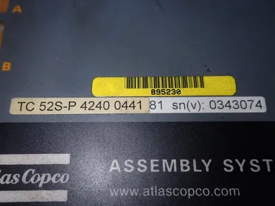 Used ATLAS COPCO TC 52SP 4240 0441 81 Industrial Controls Ohio US | HGR 24 #1230626