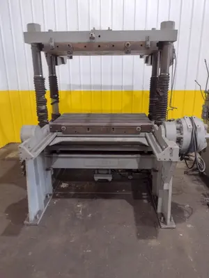 30" x 50" x 32" SANDERS TILT-A-DIE DIE HANDLER FLIPPER SPOTTING PRESS: STOCK #19531
