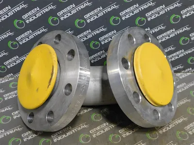 3" APP Flanged Stainless Steel 90° Elbow 40s A403 WP-W 316/316L DUUK #364 Used