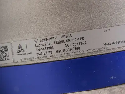 Wittenstein Alpha NP 035S-MF1-7-1E1-1S Servo Gearbox 7:1 Ratio Inline Reducer
