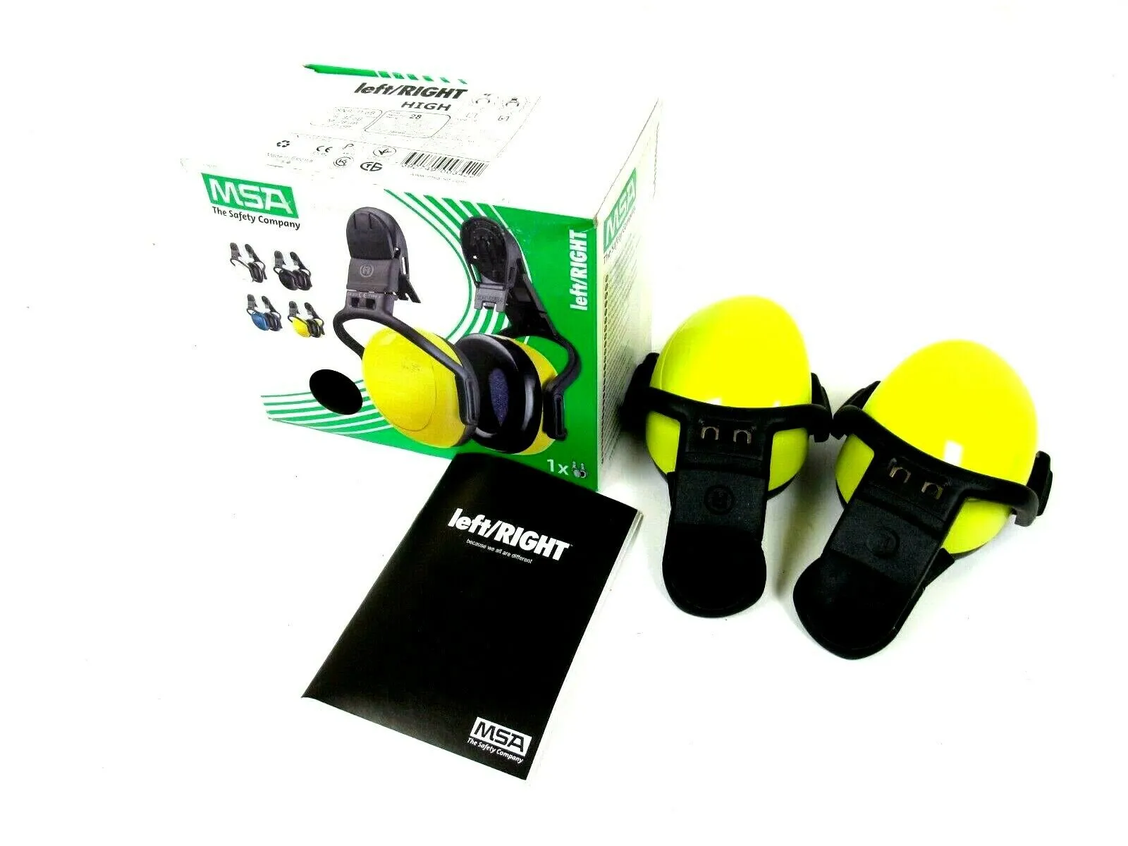NEW LOT OF 18 MSA 10087422 HARD HAT EAR MUFFS 28DB