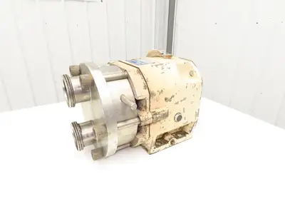 MAAG Alinox AX 110/62 Stainless Rotary Lobe Gear Pump 4" 631cm³/rev